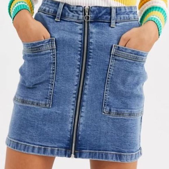 NWT Denim Jean Skirt - Picture 5 of 5